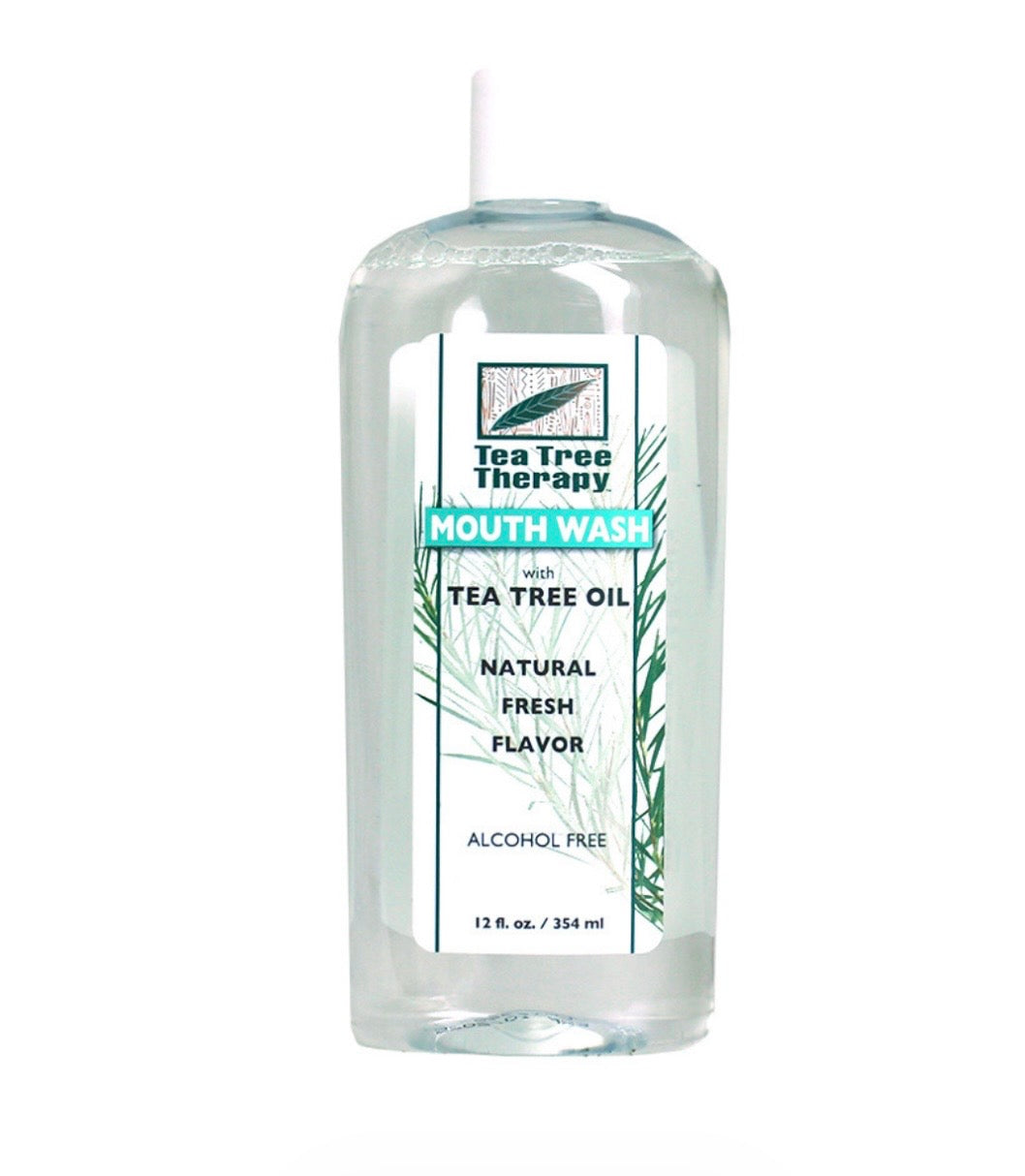 Natural Tea Tree Mouth Wash - 12 oz