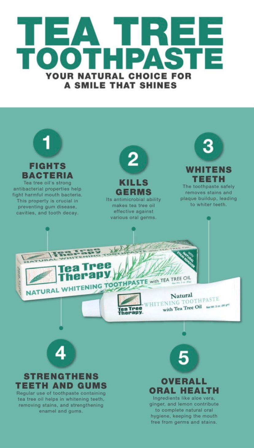 Natural Tea Tree Whitening Toothpaste