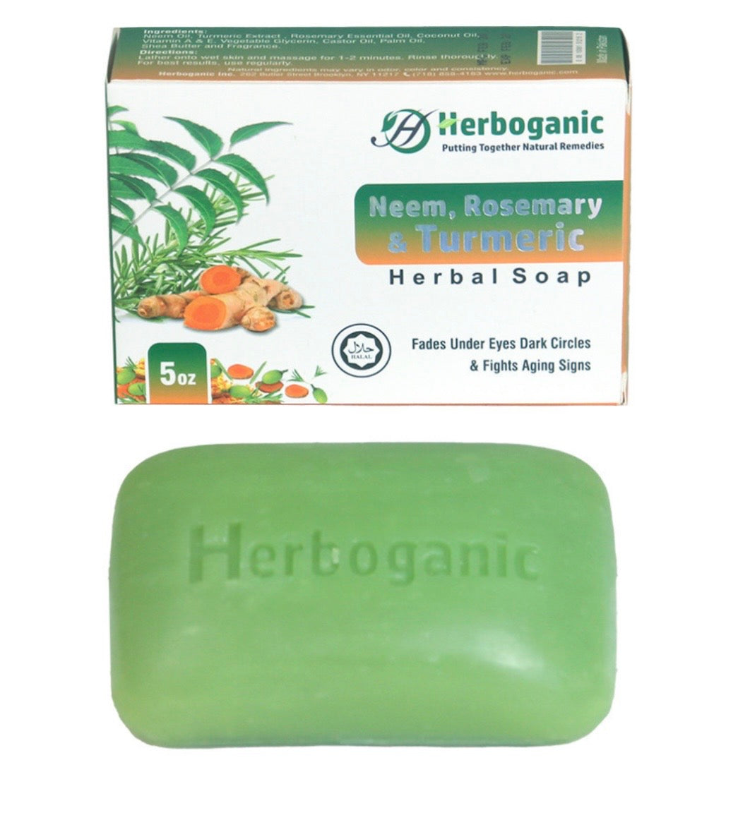 Neem, Rosemary & Tumeric Herbal Soap