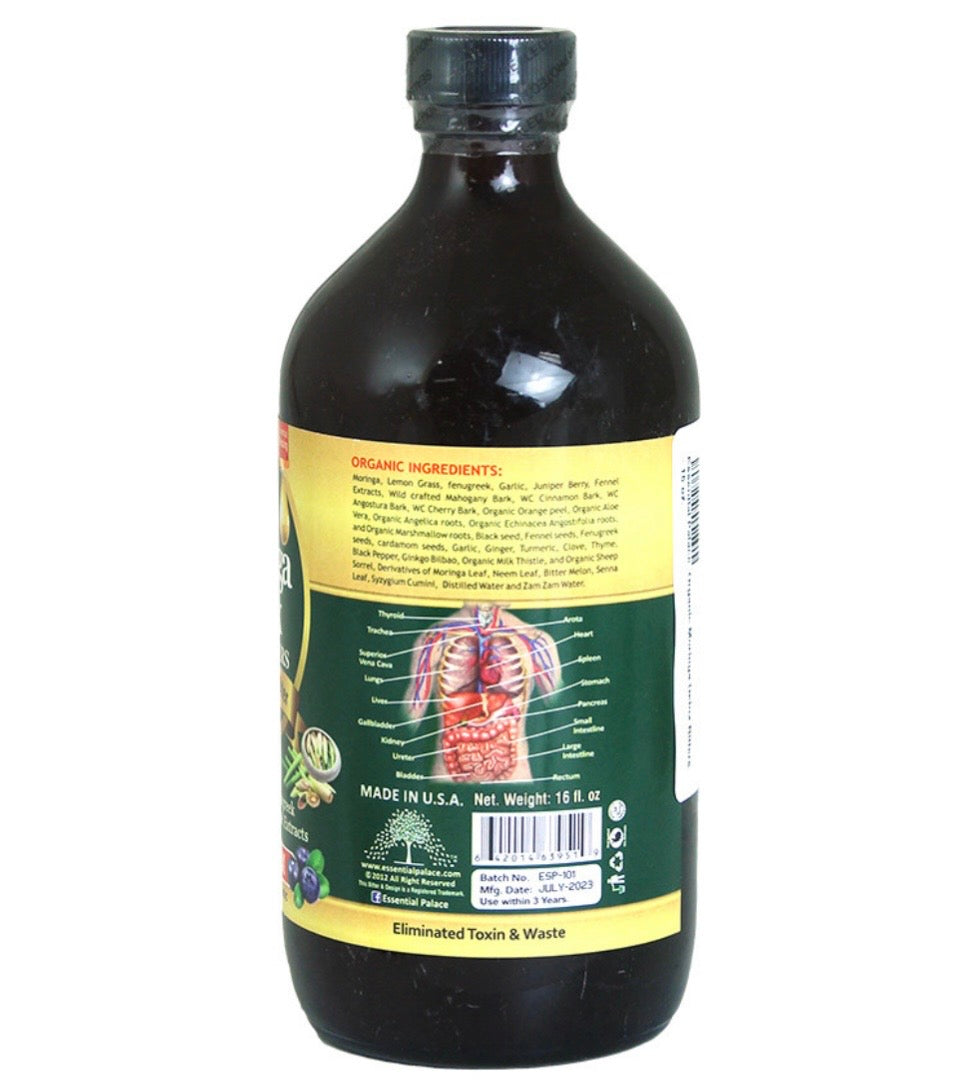 Moringa Detox Living Bitter - 16 oz