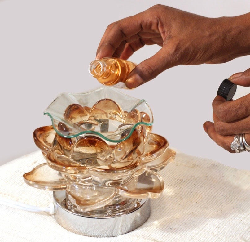 Rose Touch Lamp Oil & Encens Burner