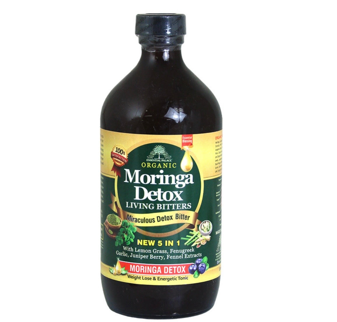 Moringa Detox Living Bitter - 16 oz