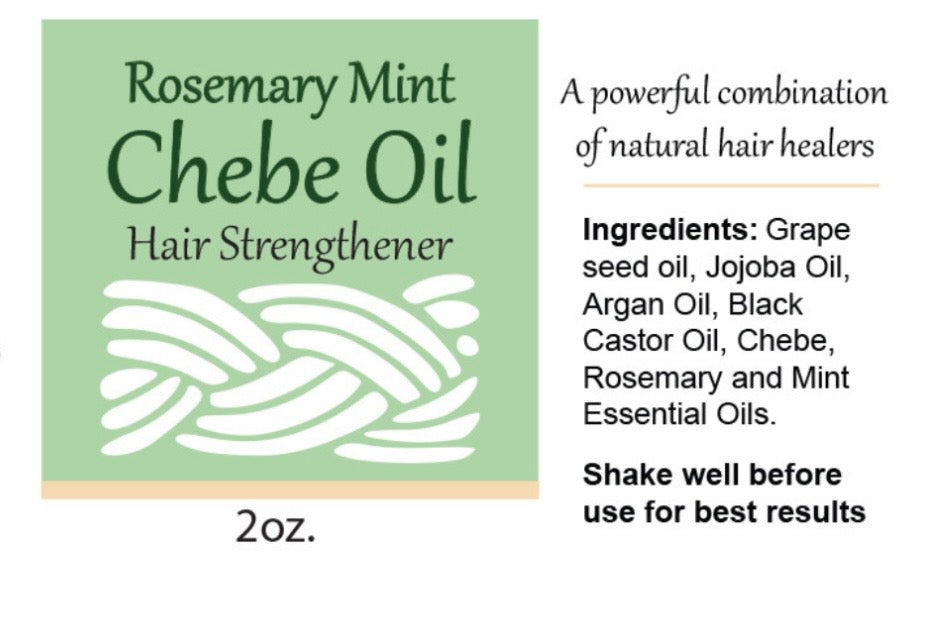 Rosemary Mint Chebe Oil- Hair Strengthener